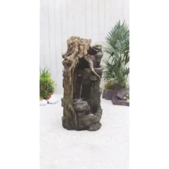 Stylish Fountains Forest Falls Including LEDS -Garden Tool Shop 12812573 1854833193159125