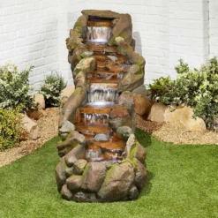 Stylish Fountains Bustling Waters Including LED Lights 11 Stylish Fountains Bustling Waters Including LED Lights -Garden Tool Shop 12814089 1844957312425579