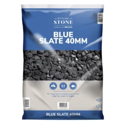 Stylish Stone Blue Slate 40mm - Large Pack - 19kg -Garden Tool Shop 12815076 8084902948109902