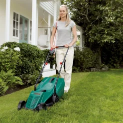 Bosch 1200W Rotak 32-12 Electric Lawn Mower - 32cm -Garden Tool Shop 12875195 3525028915658608