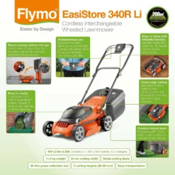 Flymo EasiStore 340 Li -Garden Tool Shop 12882303 9844853413897194