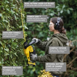 STANLEY FATMAX V20 18V Cordless Hedge Trimmer 55cm (Sfmcht855M1-Gb) -Garden Tool Shop 12882306 2675052745698945