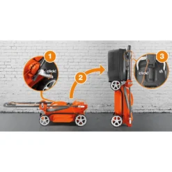 Flymo 1400W EasiStore 340R Electric Lawn Mower - 34cm -Garden Tool Shop 12885911 5034846175207487