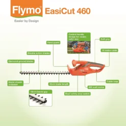 Flymo Easicut 460 Electric Hedge Trimmer - 45cm -Garden Tool Shop 12885913 5754843593157071