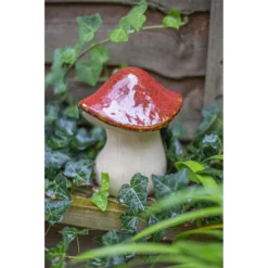 Ceramic Mushroom Garden Ornament - Medium 17 Ceramic Mushroom Garden Ornament - Medium -Garden Tool Shop 12890925 2484843660810764
