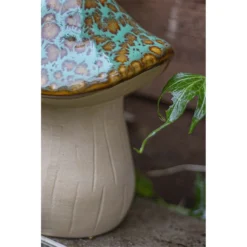 Ceramic Mushroom Garden Ornament - Medium 18 Ceramic Mushroom Garden Ornament - Medium -Garden Tool Shop 12890925 6024843660824066