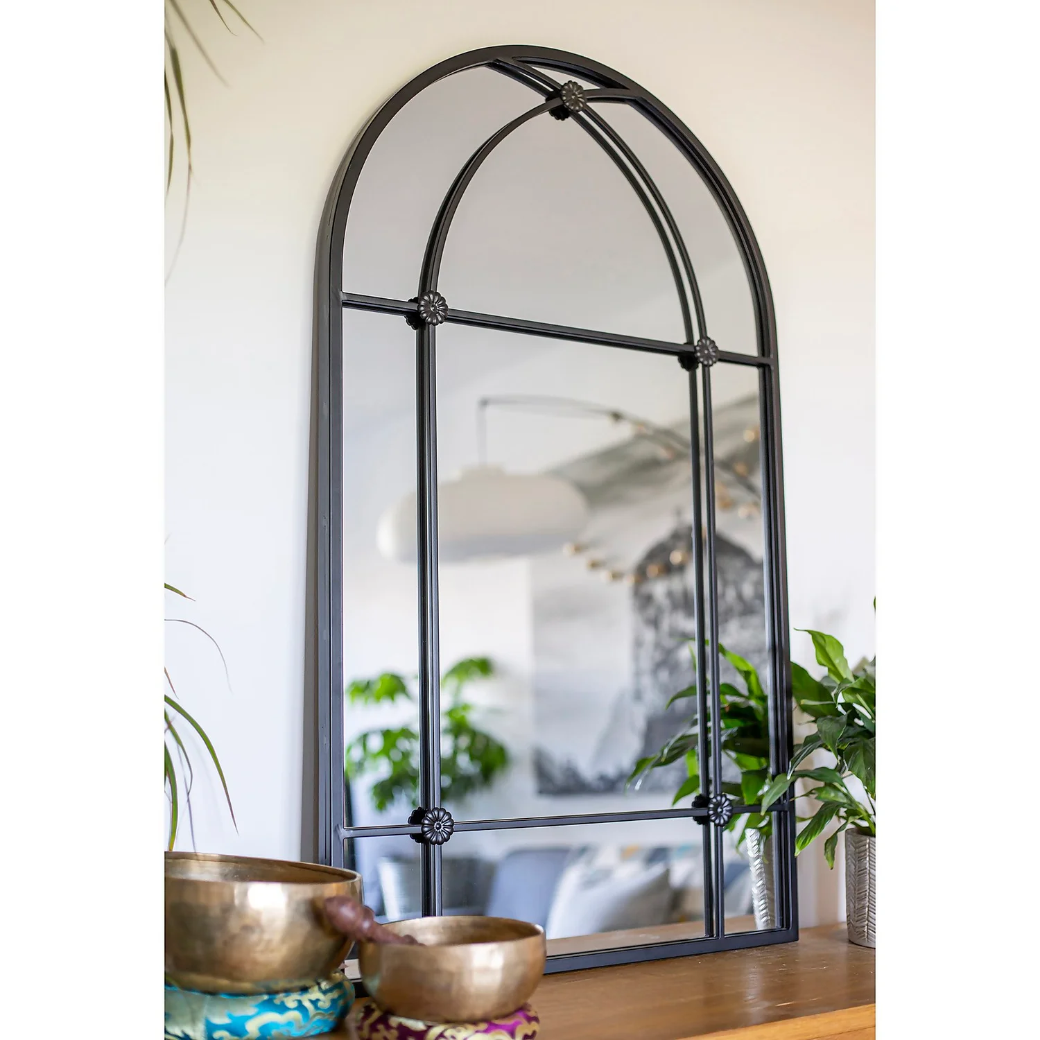 Arundel Outdoor Garden Mirror - 100cm 6 Arundel Outdoor Garden Mirror - 100cm - Image 4