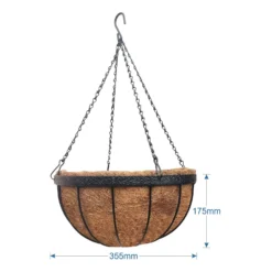 Saxon Hanging Basket - 14 Inch -Garden Tool Shop 12940767 1764906244395998