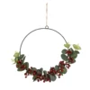 Hanging Wreath With Foliage And Berries -Garden Tool Shop 13027986 1804893782772696
