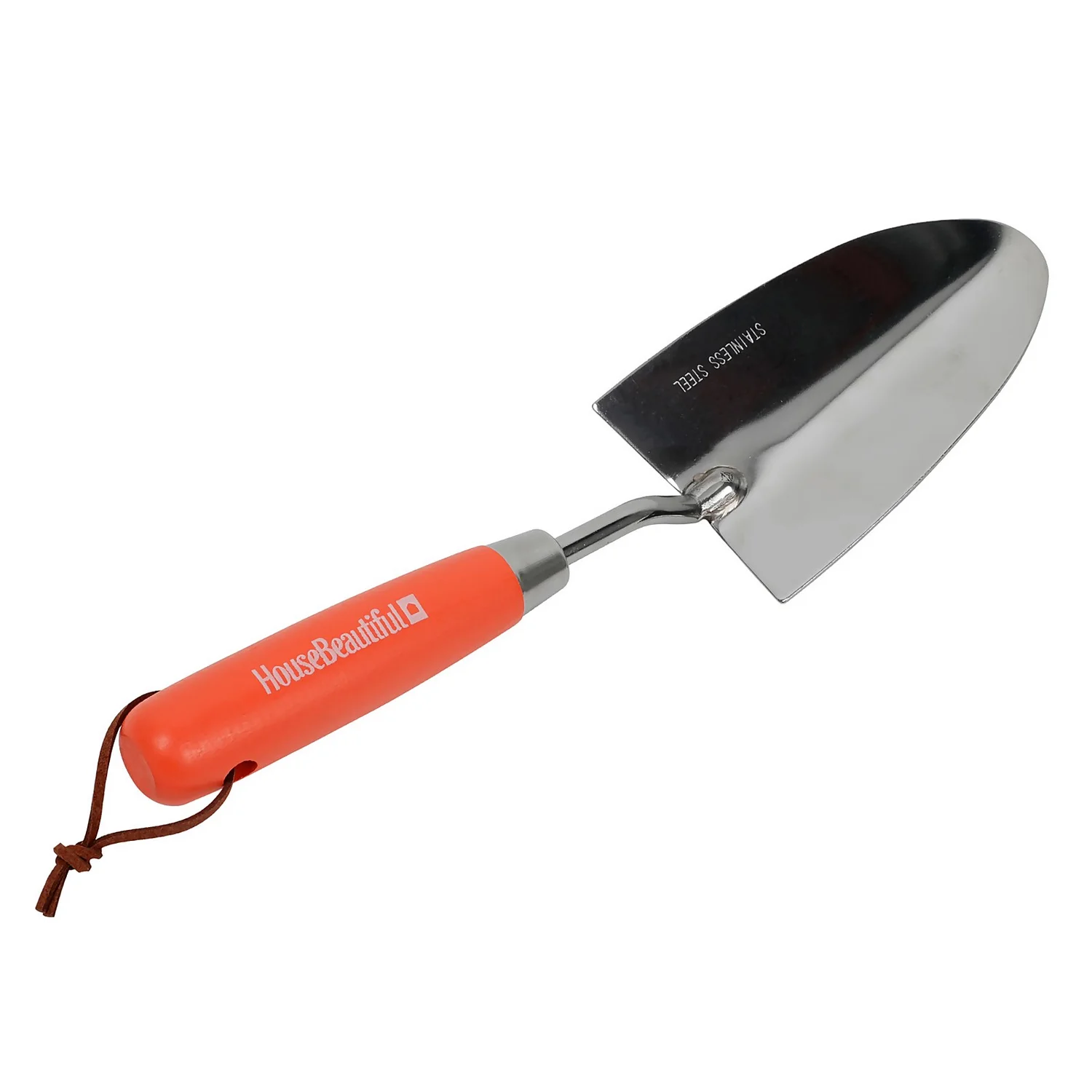 House Beautiful Stainless Steel Hand Trowel With A Zesty Orange Painted Hardwood Handle 6 House Beautiful Stainless Steel Hand Trowel With A Zesty Orange Painted Hardwood Handle - Image 4