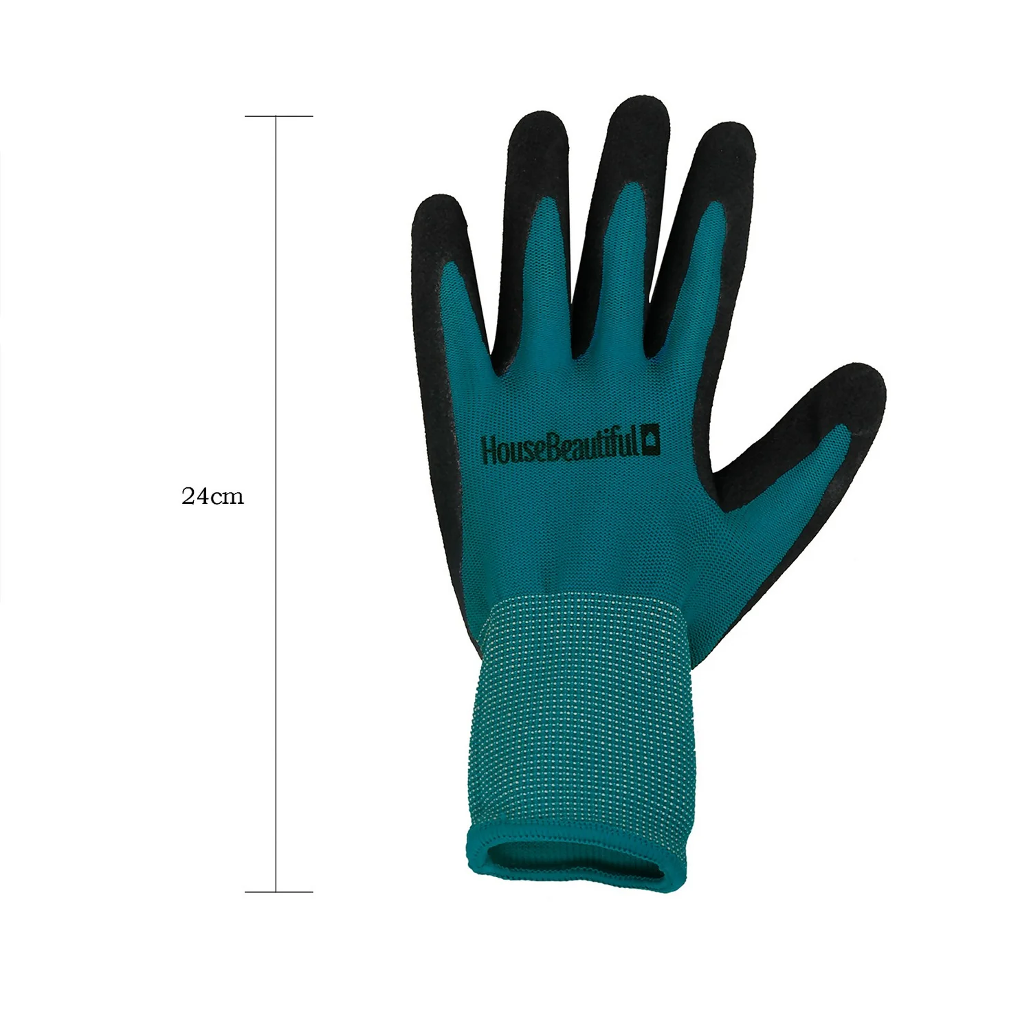 House Beautiful Garden Gloves - Teal 4 House Beautiful Garden Gloves - Teal - Image 2