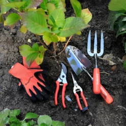 House Beautiful Gardening Gloves - Orange & Black -Garden Tool Shop 13188715 1074928026783356