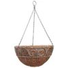 35 Cm Distress Finish Hanging Basket With Coco Liner -Garden Tool Shop 13193949 5104902150088155