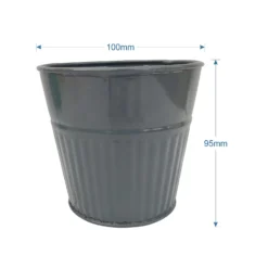 Ribbed Planter (3 Colour Mix) - 10cm -Garden Tool Shop 13193952 1084933496006691