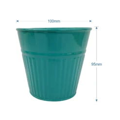Ribbed Planter (3 Colour Mix) - 10cm -Garden Tool Shop 13193952 1924933495895679