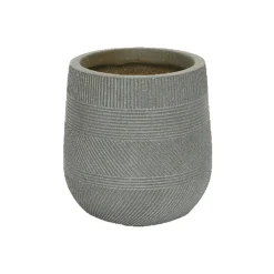 Liam Round Stripe Planter - Small