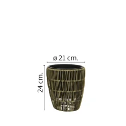 Kate Round Rattan Planter - Small 9 Kate Round Rattan Planter - Small -Garden Tool Shop 13222504 2134934511131829