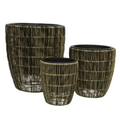 Kate Round Rattan Planter - Small 8 Kate Round Rattan Planter - Small -Garden Tool Shop 13222504 4324934511094569