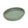 Glazed Chiswick Green Pot Saucer - 22cm -Garden Tool Shop 13441325 1064933184477919