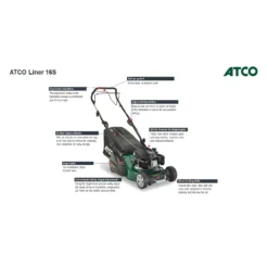 Atco 139cc Liner 16S Petrol Lawn Mower - 41cm 14 Atco 139cc Liner 16S Petrol Lawn Mower - 41cm -Garden Tool Shop 13486581 8924932697632222