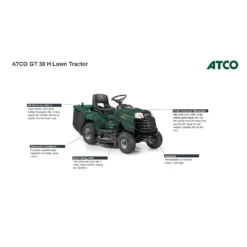 Atco 432cc GT 30H Petrol Lawn Tractor - 84cm -Garden Tool Shop 13486584 4334929342317106