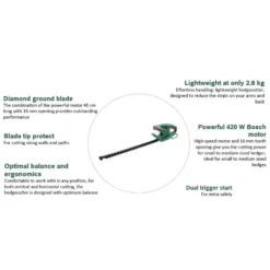 Bosch EasyHedgeCut 45-16 Hedge Trimmer 11 Bosch EasyHedgeCut 45-16 Hedge Trimmer -Garden Tool Shop 13496927 1314931199926439