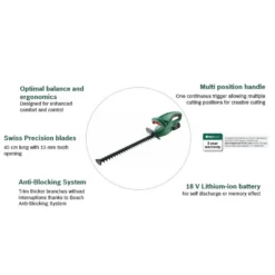 Bosch EasyHedgeCut 18-45 Hedge Trimmer 14 Bosch EasyHedgeCut 18-45 Hedge Trimmer -Garden Tool Shop 13496928 1884961768712855