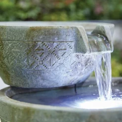 Stylish Fountain Oasis Water Feature With LEDs 11 Stylish Fountain Oasis Water Feature With LEDs -Garden Tool Shop 13846043 6794962028176288