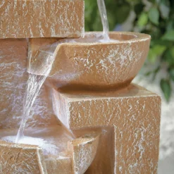 Stylish Fountain Sparkling Bowls Water Feature With LEDs 13 Stylish Fountain Sparkling Bowls Water Feature With LEDs -Garden Tool Shop 13846048 1034971880455348