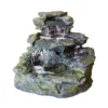 Stylish Fountain Garda Falls Water Feature With LEDs -Garden Tool Shop 13846065 1814962028190856