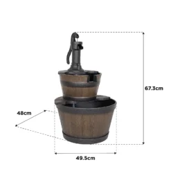 Stylish Fountain Whiskey Barrels Garden Water Feature 20 Stylish Fountain Whiskey Barrels Garden Water Feature -Garden Tool Shop 13944159 4655005845151116