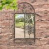 MirrorOutlet Rustic Scroll Large Garden Mirror - 130x70cm -Garden Tool Shop 13950539 1144987138997286