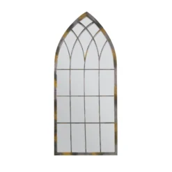 MirrorOutlet Rose Garden Rustic Arch Metal Garden Mirror- 115x50cm -Garden Tool Shop 13950554 1374987138969488