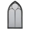 MirrorOutlet Black Somerley Chapel Arch Metal Garden Mirror - 112x61cm 2 MirrorOutlet Black Somerley Chapel Arch Metal Garden Mirror - 112x61cm -Garden Tool Shop 13950556 1694987139501658