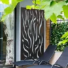 Amarelle Extra Large Metal Flame Design Decorative Garden Screen - 180 X 90cm 2 Amarelle Extra Large Metal Flame Design Decorative Garden Screen - 180 X 90cm -Garden Tool Shop 13950580 9694987139800398