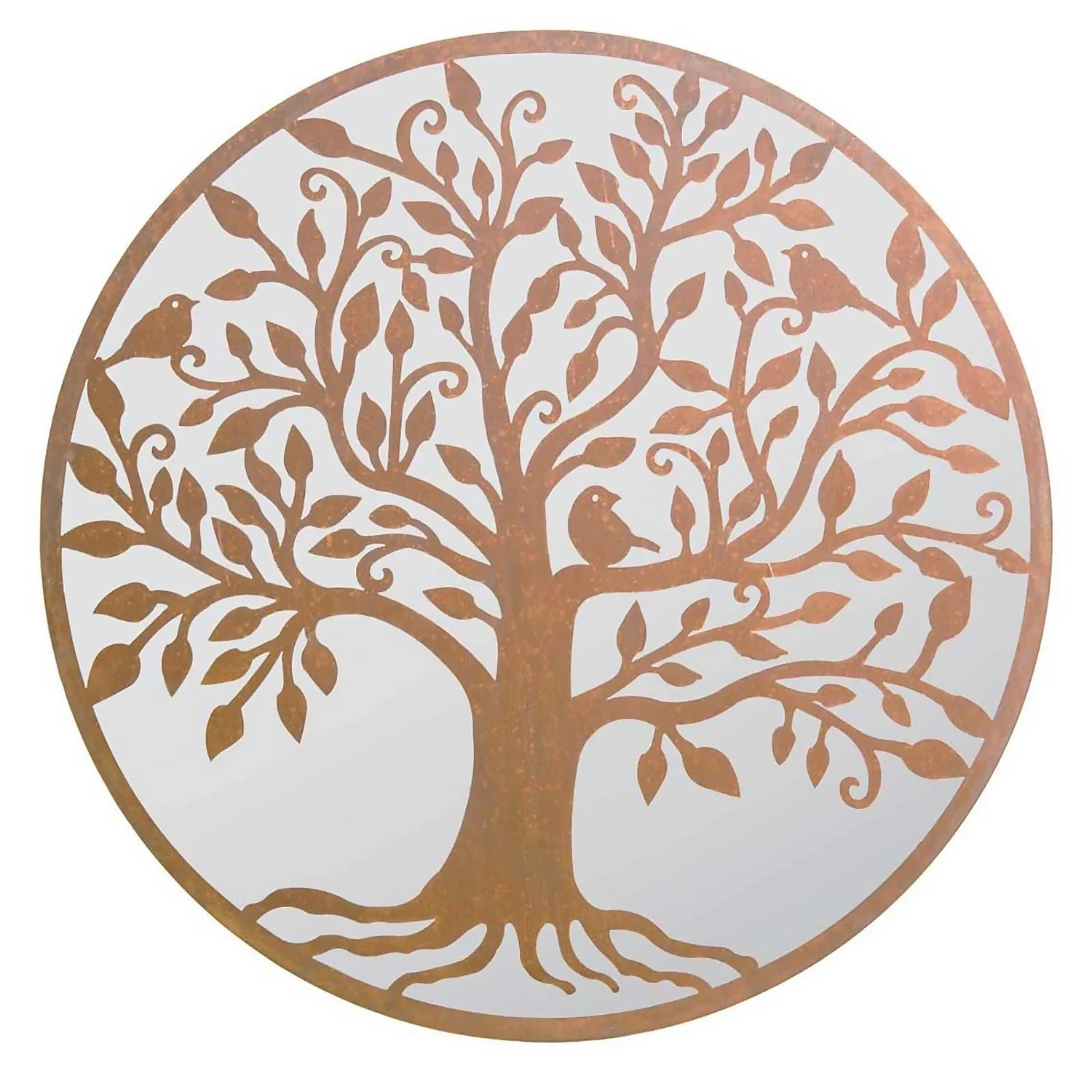 MirrorOutlet Stag Deer Round Garden Mirror - 100cm 5 MirrorOutlet Stag Deer Round Garden Mirror - 100cm - Image 3