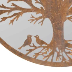 MirrorOutlet Birds Round Circular Garden Mirror - 100cm -Garden Tool Shop 13950586 1054987139352054