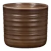 Scheurich Ripple Brown Indoor Pot - 12cm -Garden Tool Shop 13953252 8874987119705201