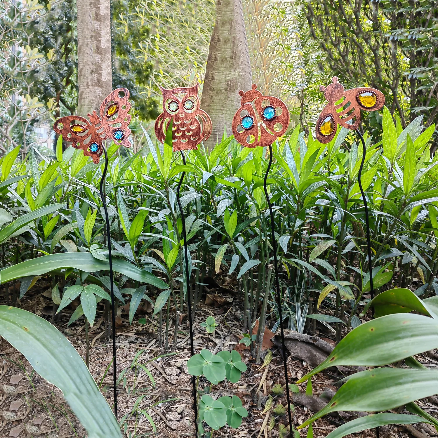 Homebase Stake Ornament - Copper Effect 4 Homebase Stake Ornament - Copper Effect - Image 2