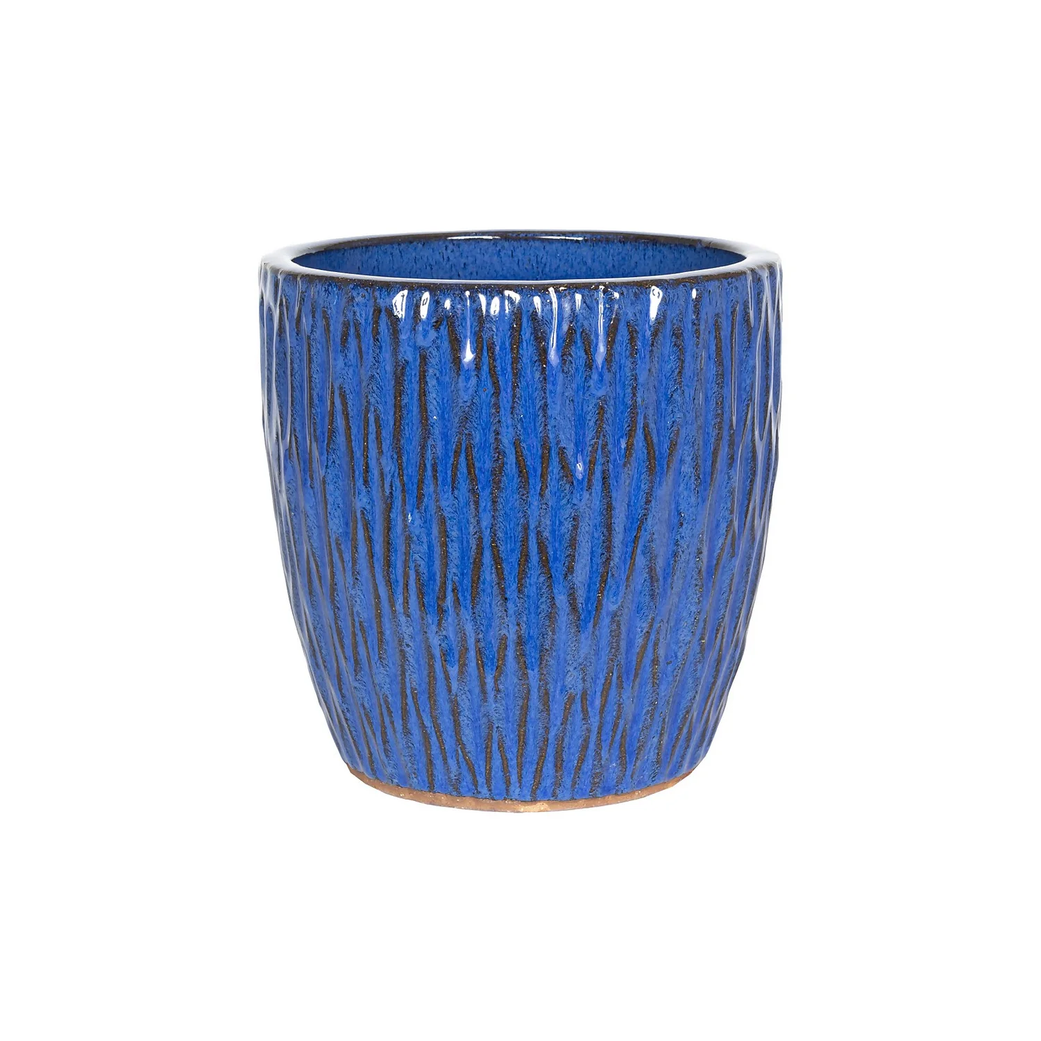 Chiswick Textured Pot Blue - 38cm 3 Chiswick Textured Pot Blue - 38cm