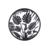 Jungle Leaf Garden Wall Art 35cm - Black -Garden Tool Shop 13981006 1565005835277891