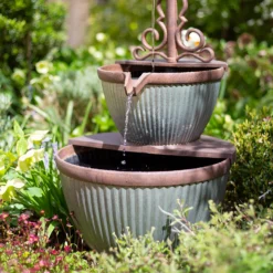 Stylish Fountain Irondale Pours Water Feature -Garden Tool Shop 14519355 1765050878719931