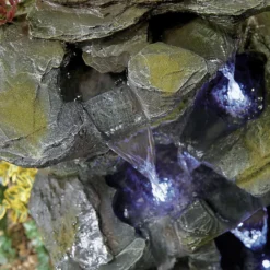 Stylish Fountain Como Springs Water Feature With LEDs -Garden Tool Shop 14519356 5765047822618188