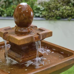 Stylish Fountain Odyssey Water Feature With LEDs -Garden Tool Shop 14519360 1175047822575486